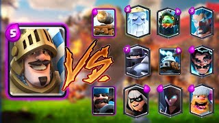 PRINCE VS ALL CARDS IN CLASH ROYALE | PRINCE 1 ON 1 GAMEPLAY