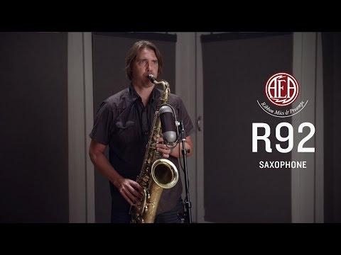 AEA R92 Front - Saxophone - Listening Library