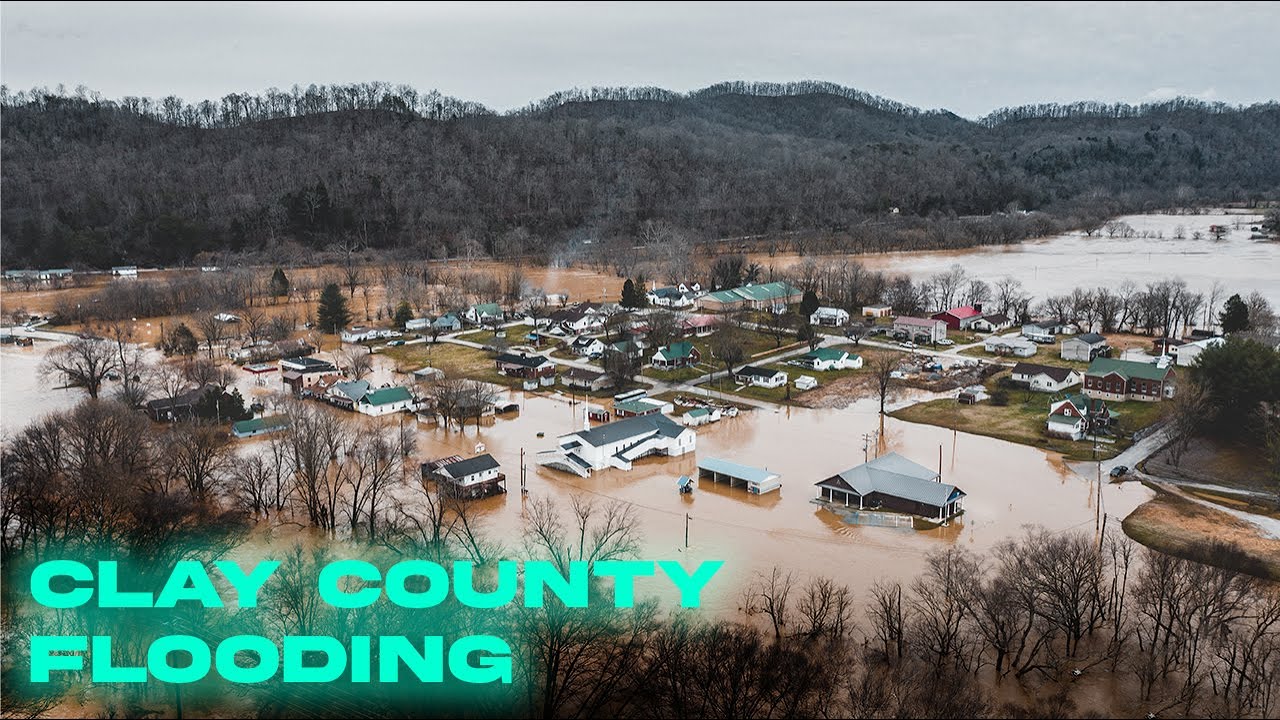 2021 Clay County Kentucky Flooding Drone Video