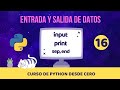 Manejo de entrada y salida de datos | Curso de Python desde cero 🐍