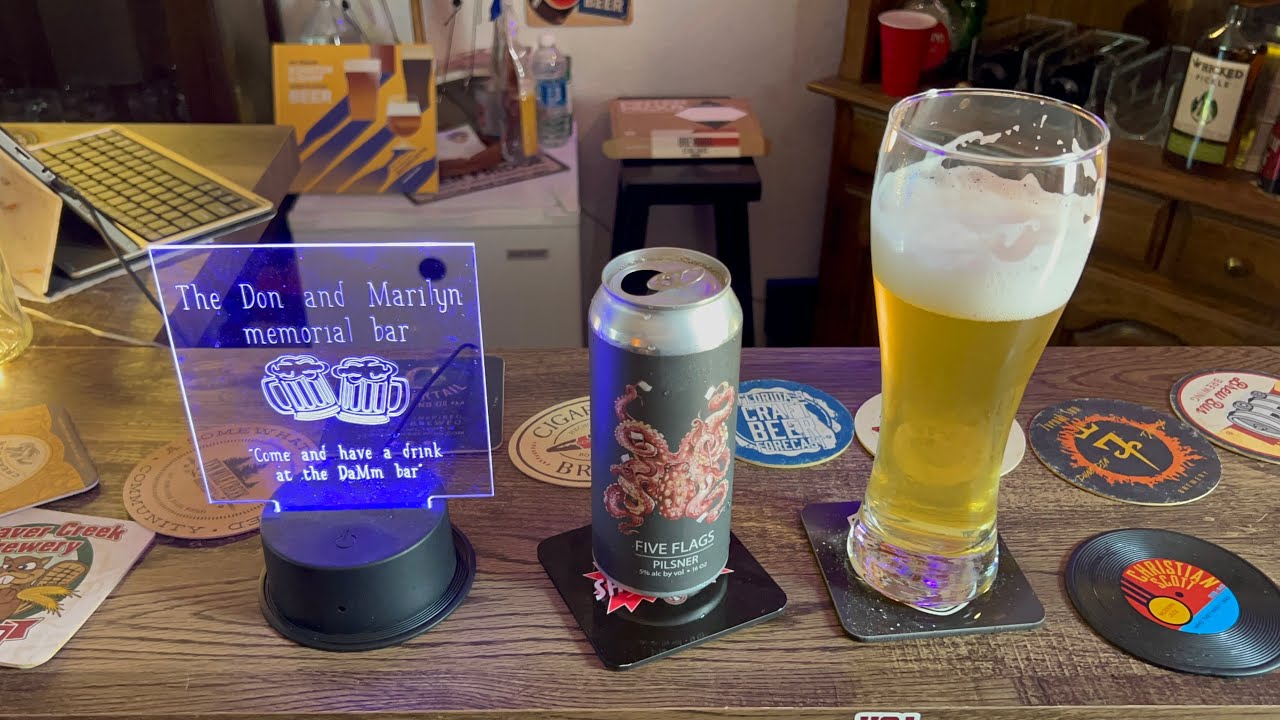 Five Flags Pilsner - Lager - Escape Brewing Co - 5% abv