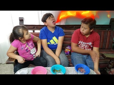 Reto extremo papas picantes