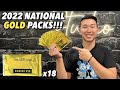 Opening 18 panini vip gold packs from the 2022 national sports collectors convention 