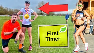 I took an elite runner to her first parkrun  Reading