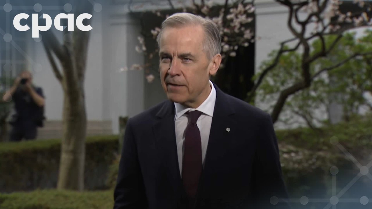 PM Mark Carney speaks with reporters in Tokyo – March 7, 2026