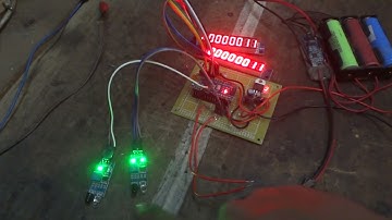 Arduino max7219 seven segment IR counter.