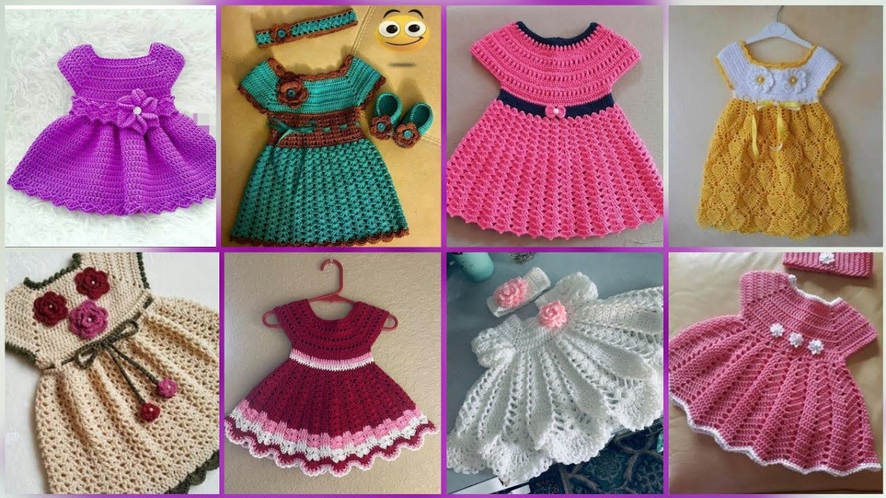 क्रोशिया फ्रोक 3 से 4 साल की बच्ची के लिए एकदम रेडिमेड की तरह/ Crochet frock  for 3 to 4 years girl. - YouTube