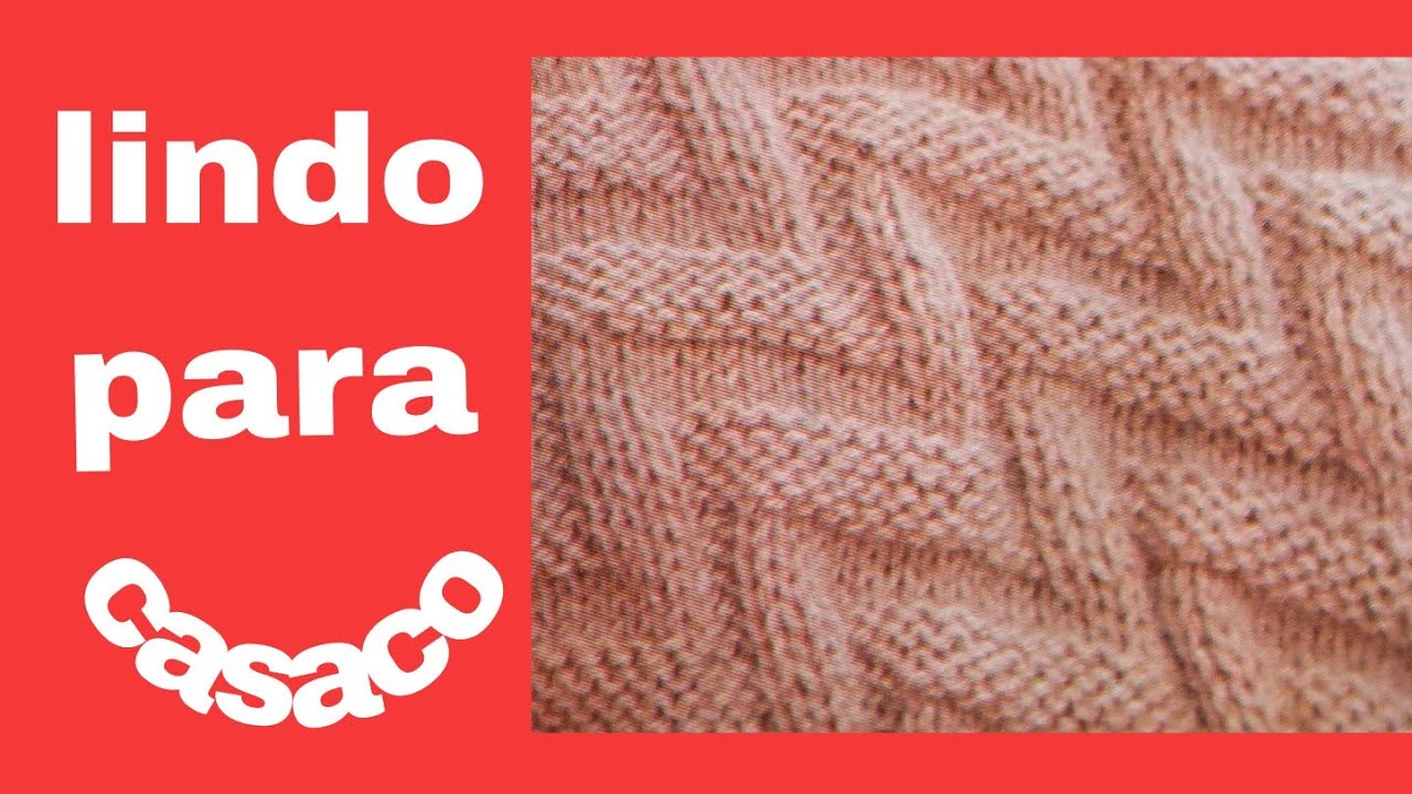 Ponto fácil tricot