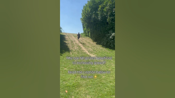 WHY you shouldn’t be training hill sprints ⚡️