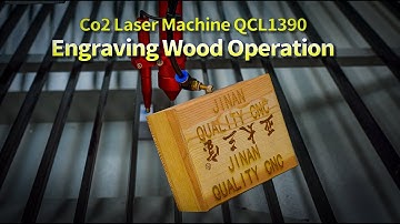 JINAN QUALITY CNC co2 laser engraving cutting machine engraving wood operation for beginners