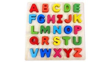 Best Learn ABC and Shapes with Animals Shape Matching Puzzle | Preschool Toddler Learning Video