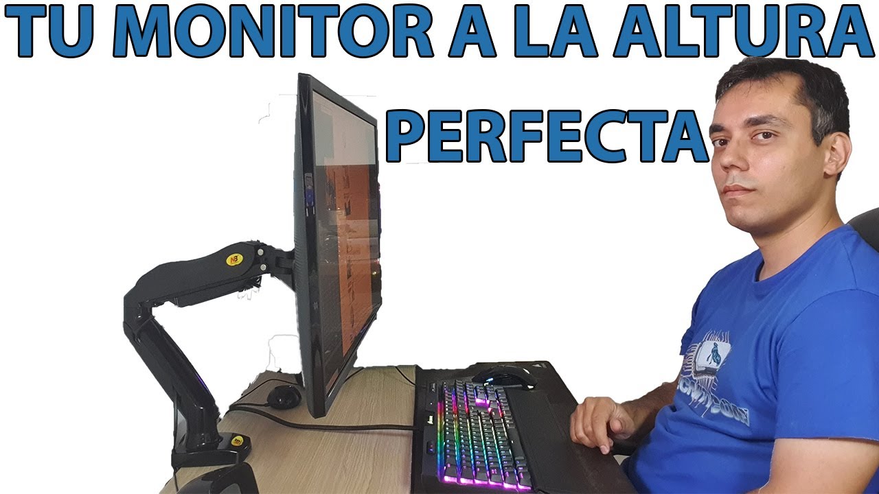 ¡Transforma tu ESCRITORIO! 🔥 Montaje del Brazo para Monitor Ergosolid NB F80