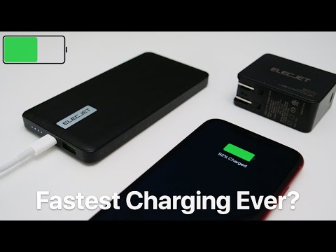 The Fastest Charging Battery Pack Ever? - For iPhone, Android and more.