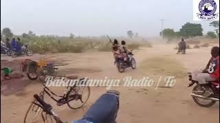 Shigowar Yan bindigar a wajan sasancin Kankia, Kusada, Ingawa Suna ta harba bindigu sama.