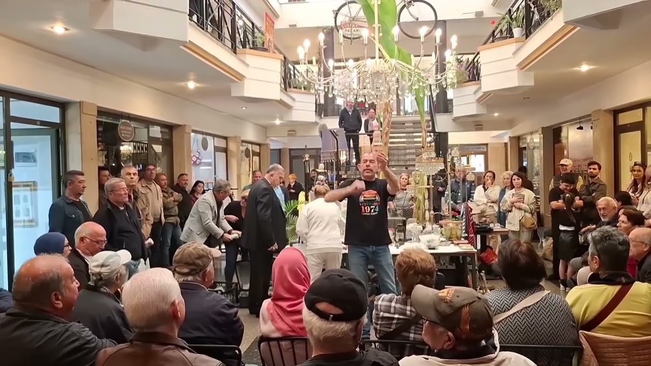 İzmir Kemeraltı Antikacılar Çarşısı Antika Mezatı Seri 17 Erkan Sert Bey Anlatımlı