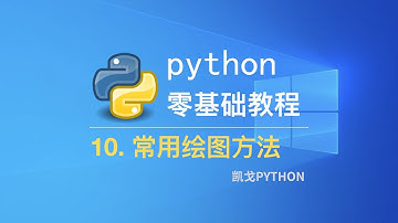10. 常用绘图方法 [Python3.9↑零基础教程]