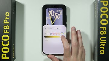 POCO F8 Pro/F8 Ultra: Hoe je het vergrendelscherm aanpast