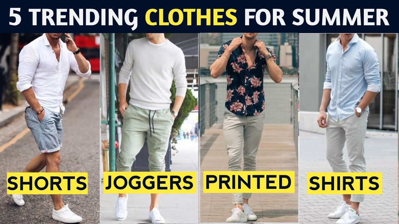 5 Best Summer Clothes For Men In 2023 | Summer Fashion Men | Summer ...