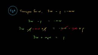 Transposition of Formula (part I)