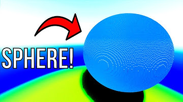 How to make a SPHERE with Commands in Minecraft Bedrock