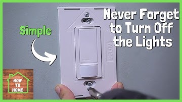 How To Install a Motion Sensor Light Switch to Turn the Lights On/Off Automatically | Lutron Maestro
