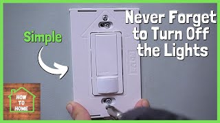 how to install a motion sensor light switch to turn the lights on/off automatically | lutron maestro