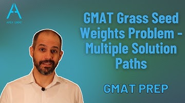 GMAT Mixture Problem - 700+ Level GMAT Question - Multiple Solution Paths