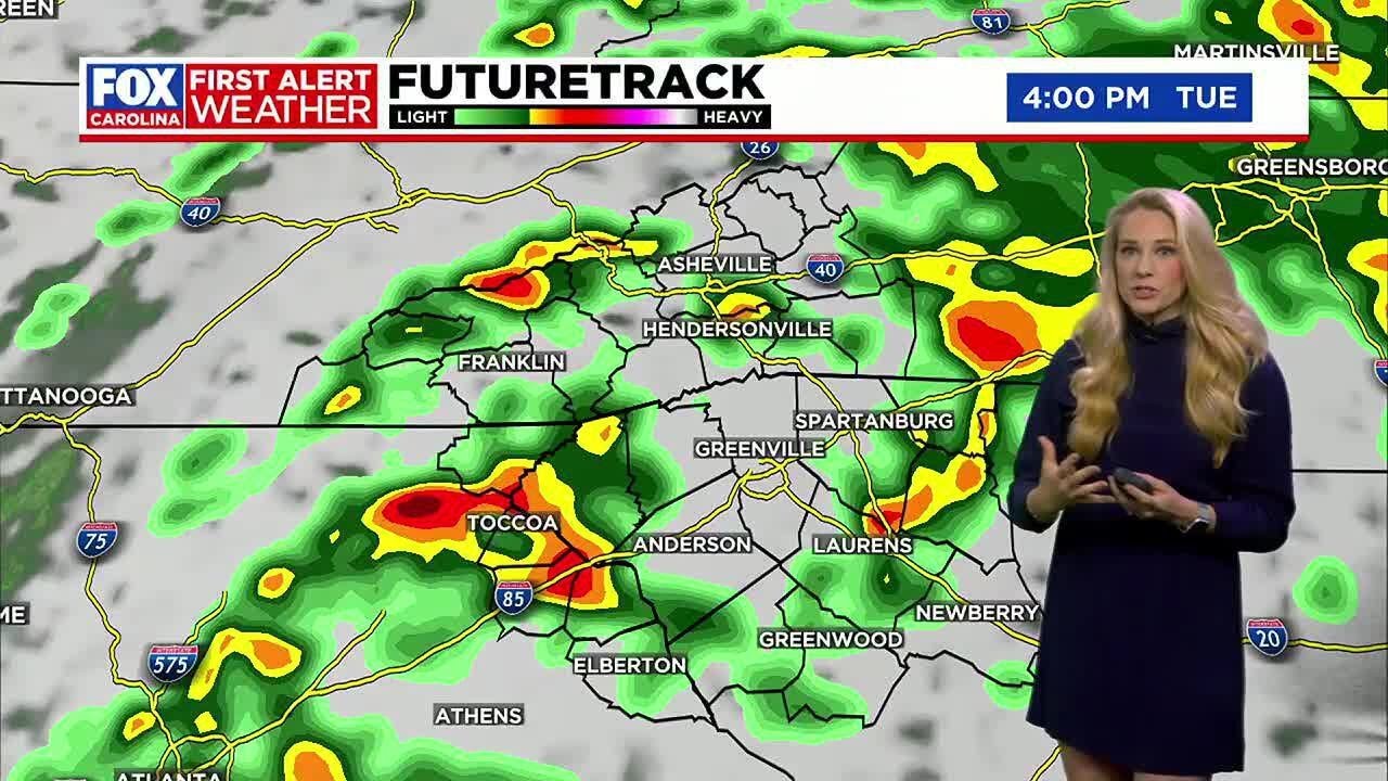 First Alert Weather Day Tuesday, widespread rain and isolated storms ...
