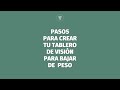 PASOS PARA CREAR TU TABLERO DE VISIÓN PARA BAJAR DE PESO #Shorts