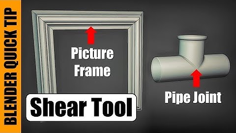 BLENDER QUICK TIP: SHEAR TOOL