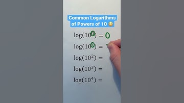 Common Logarithms of Powers of 10 😳 #Shorts #algebra #math #maths #mathematics #education #learn