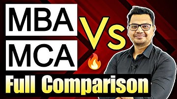 MBA Vs MCA Full Comparison in Hindi | Best Career Option After Graduation | By Sunil Adhikari