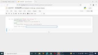 Python Program to Check if a String is a Palindrome or Not