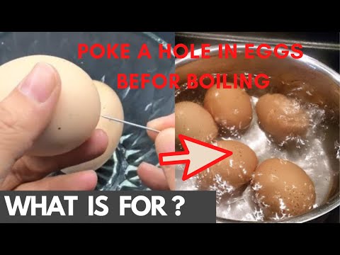 Poke a Hole in Eggs Before Boiling, That&rsquo;s What Happens Next