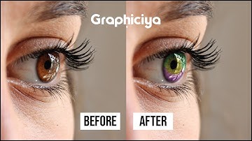 Change Eye Color in Photoshop | 2 Minute Tutorial |Graphiciya