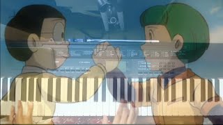 Doraemon Movie Nobita Adventure in Koya Koya Planet Bgm Song Piano Cover(Kimi Ga Warai sekai)