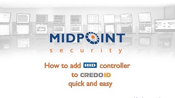 How to add HID controller to CredoID