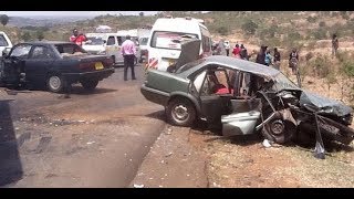 Ajali barabarani: Watu wanane waaga kwenye ajali tofauti barabarani. Ajali barabarani: Watu wanane waaga kwenye ajali tofauti barabarani.