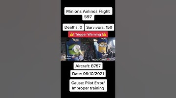 Minions Airlines Flight 597 ✈ #shorts