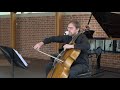 Pepijn streng  hommage for cello and piano