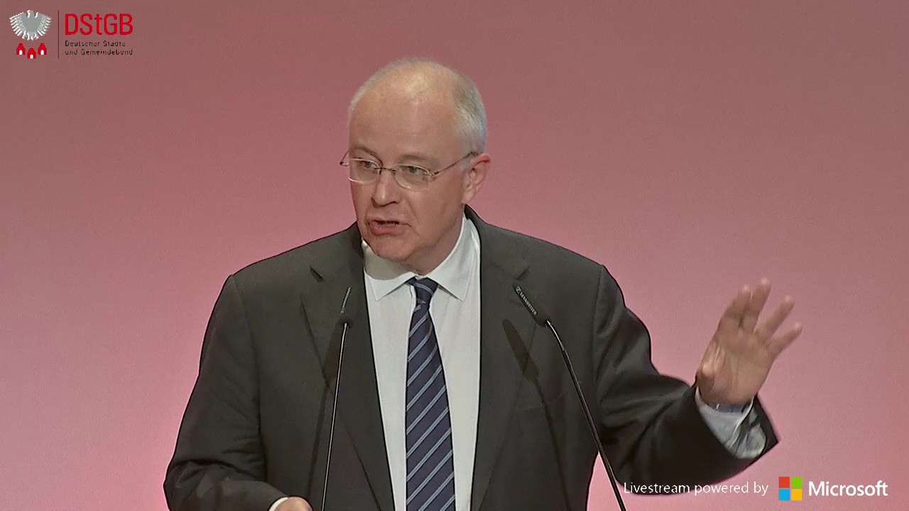 Thomas Langkabel von Microsoft Deutschland auf dem Kommunalkongress 2017