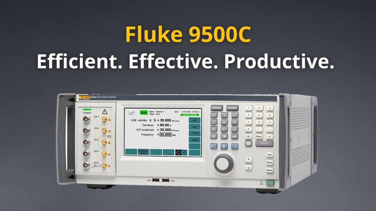 Fluke 9500C Webinar | The Most Efficient and Productive Oscilloscope ...