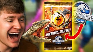 Buying LEGENDARY DINOSAURS in JURASSIC WORLD THE GAME screenshot 1