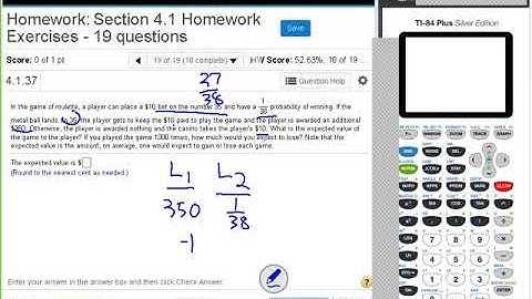Dr  Swiersz Video Solving Section 4 1 Homework Exercises #17 Through #19   20171215 Stats
