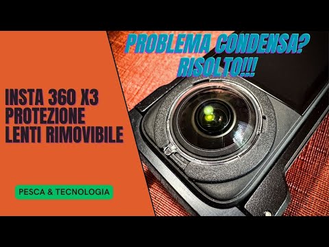 INSTA 360 X3 NUOVE LENTI RIMOVIBILI: Installazione RISOLVE DEFINITIVAMENTE PROBLEMA CONDENSA!