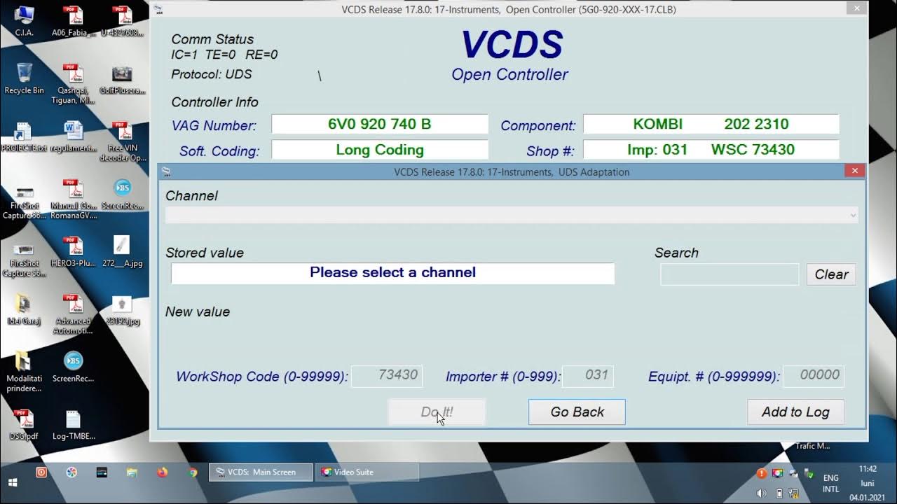 VCDS Skoda Fabia 2017 Oil Service Reset YouTube