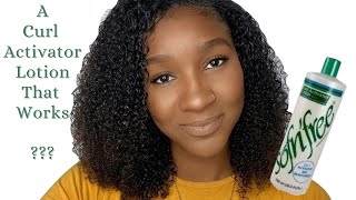 Sof n Free curl activator lotion | DO I PREFER THE GEL?? screenshot 4