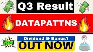 Celebrity Data Patterns India | Q3 results 2025 today | DATAPATTNS share latest news | Q3 results 2026 today Profile