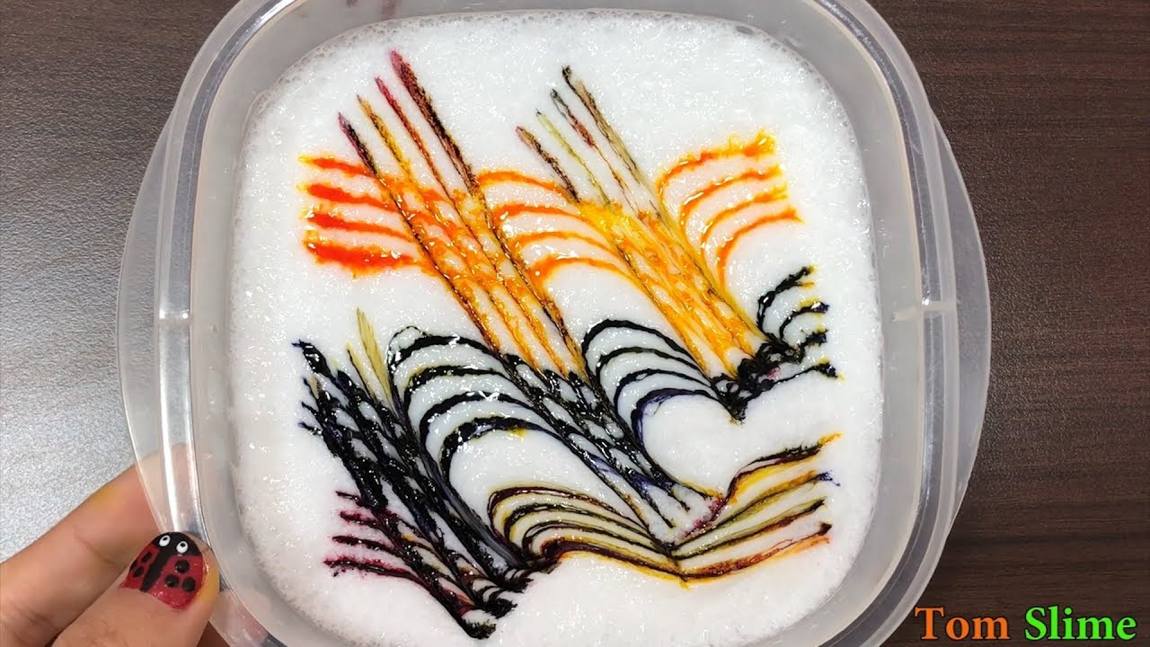 Slime Coloring - Most Satisfying Slime Videos # 11 !