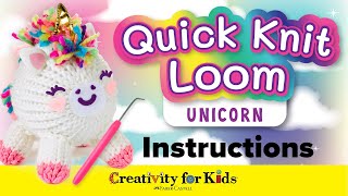 How to Make Your Own Unicorn  |  Knit Unicorn  | Creativity for Kids screenshot 4
